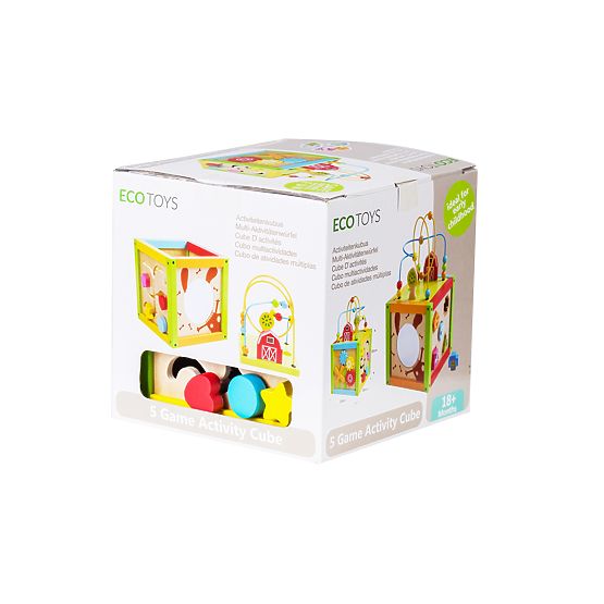 Fa oktató játék labirintussal