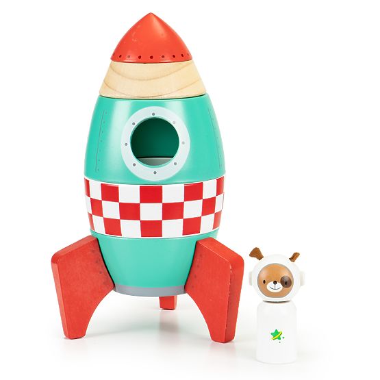 Fa összecsukható rakéta EcoToys