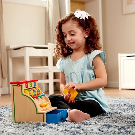 Fa pénztárgép 123 Melissa & Doug
