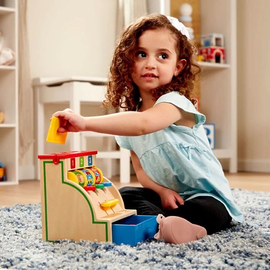 Fa pénztárgép 123 Melissa & Doug