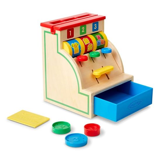 Fa pénztárgép 123 Melissa & Doug