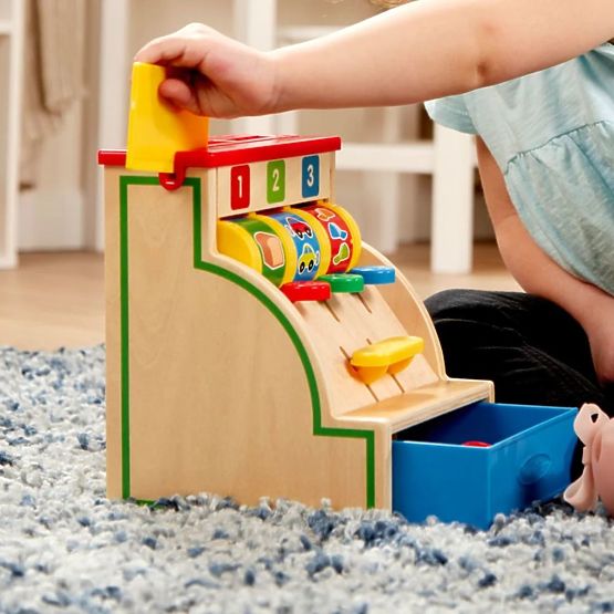 Fa pénztárgép 123 Melissa & Doug