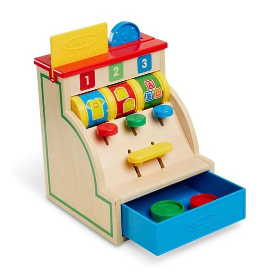 Fa pénztárgép 123 Melissa & Doug