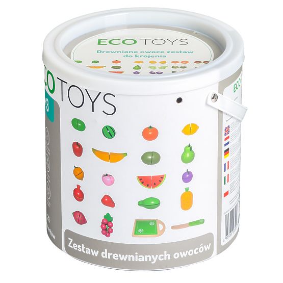 Fa vágására szolgáló 20 darabos ECOTOYS gyümölcs