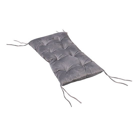 Fából készült Montessori hinta szürke párnával - 85 cm