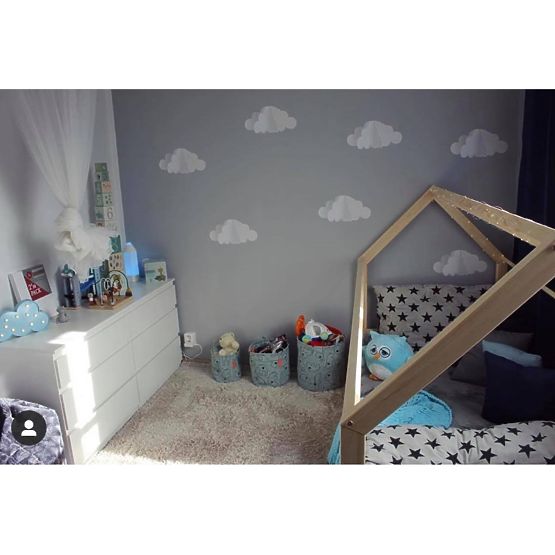Faldekoráció DEKORNIK - 3D felhők 