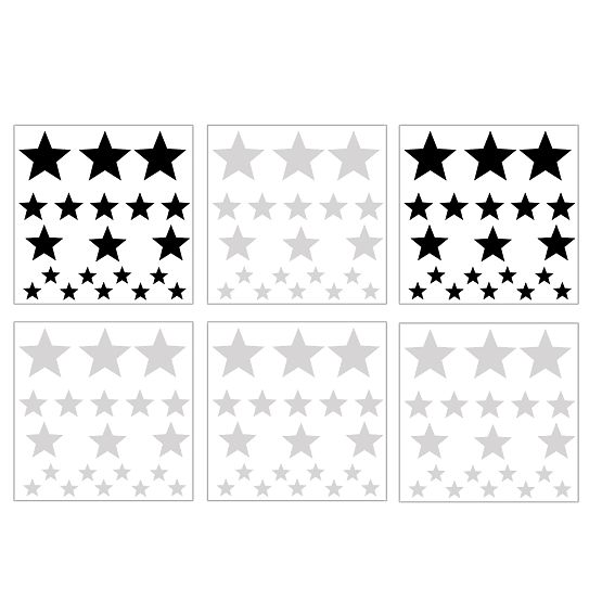 Faldekoráció DEKORNIK - csillagok