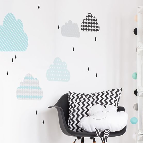 Faldekoráció DEKORNIK - felhők