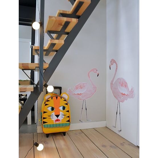 Faldekoráció DEKORNIK - flamingók