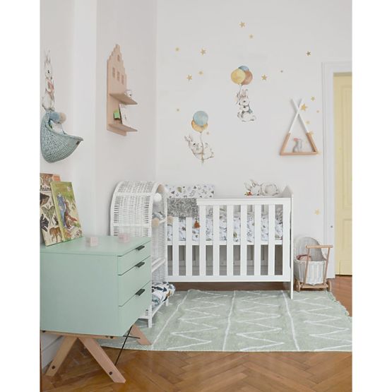 Faldekoráció DEKORNIK - Happy rabbits white