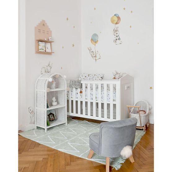 Faldekoráció DEKORNIK - Happy rabbits white