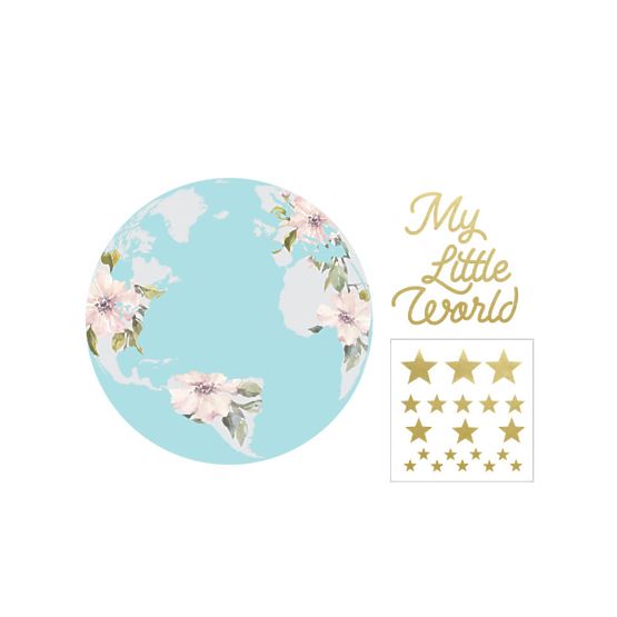 Faldekoráció DEKORNIK - My little world pasztell
