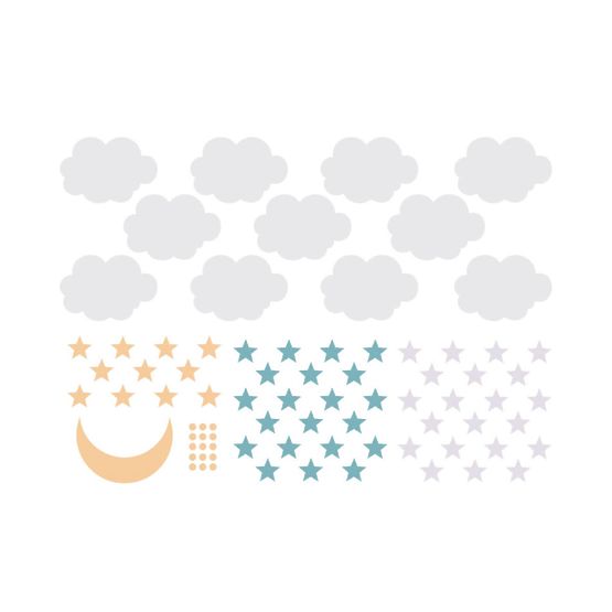 Faldekoráció DEKORNIK - színes égbolt