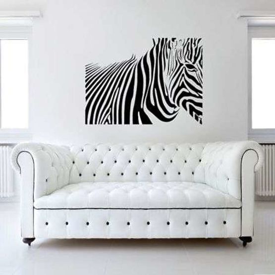 Faldekoráció - zebra