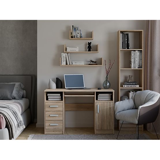 Fali függő polc MOBI 3P SONOMA TÖLGY