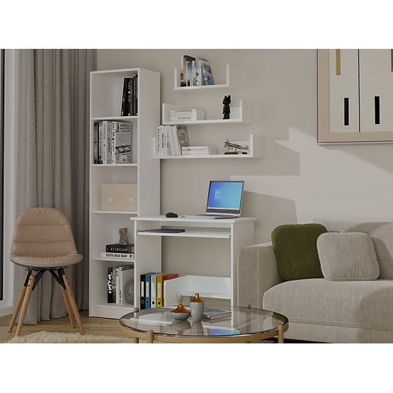 Fali Függőpolc MOBI 3P FEHÉR