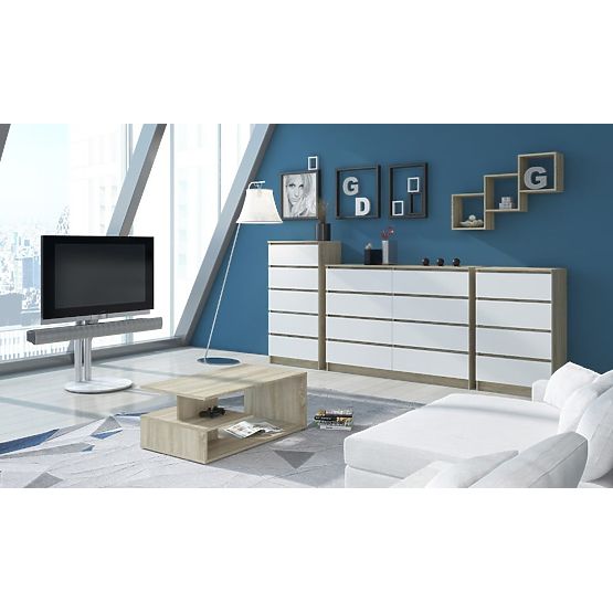 FALI POLC K 25x25cm 3DB KÉSZLET SONOMA TÖLGY