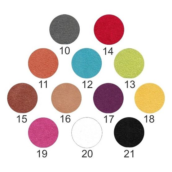 Fali textil dekoráció - szívecskék