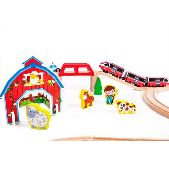 Favonatpálya akkumulátoros vonattal