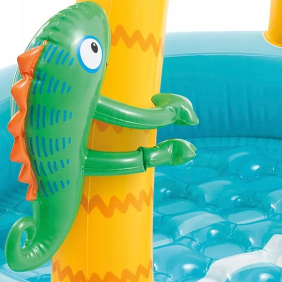 Felfújható gyermekmedence sziget tetővel INTEX 58417