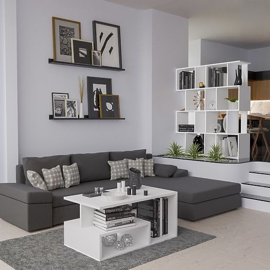 Fiesta 4P FEHÉR Polc