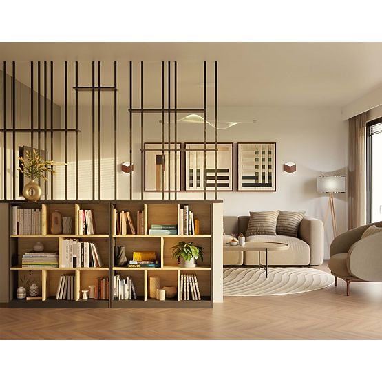 Fiesta 8P ANTRACIT TÖLGY ARTISAN POLC