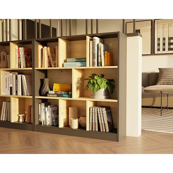 Fiesta 8P ANTRACIT TÖLGY ARTISAN POLC