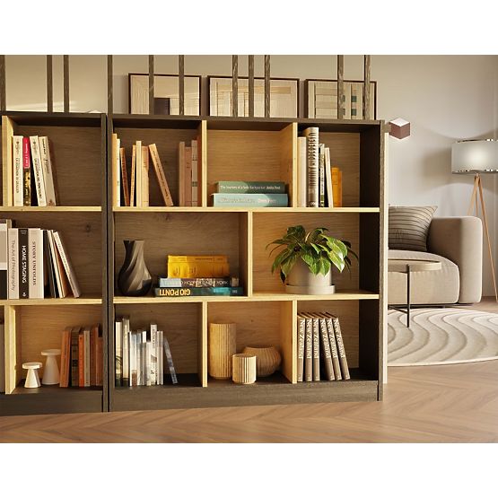 Fiesta 8P ANTRACIT TÖLGY ARTISAN POLC