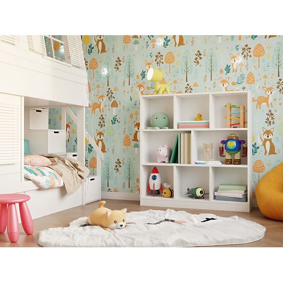 Fiesta 8P FEHÉR Polc