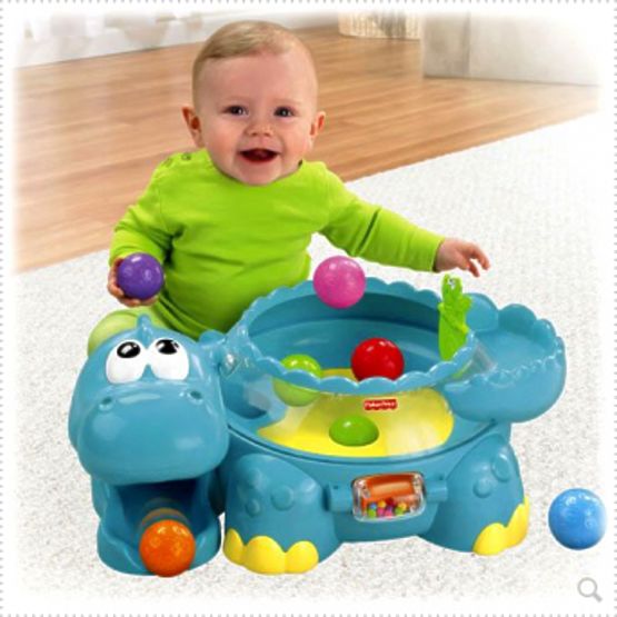 Fisher Price - Go Baby Go - zenélő dínó