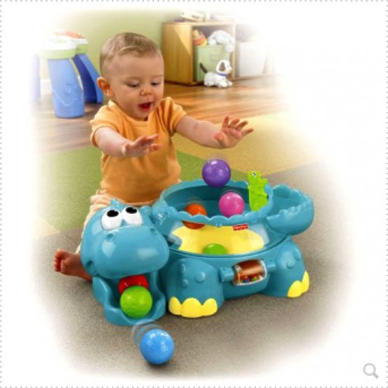 Fisher Price - Go Baby Go - zenélő dínó