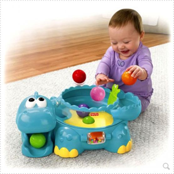 Fisher Price - Go Baby Go - zenélő dínó