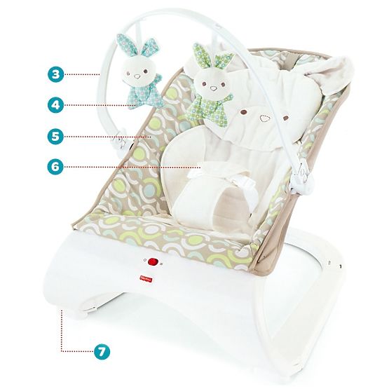 Fisher Price pihenőszék - Comfort Curve Deluxe