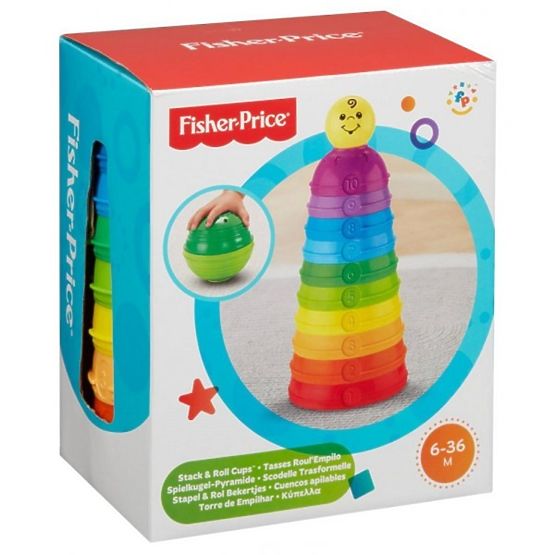 Fisher Price - színes csészepiramis