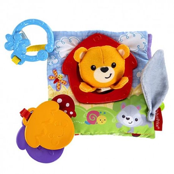 Fisher Price textil könyv állatkákkal