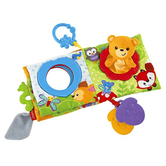 Fisher Price textil könyv állatkákkal