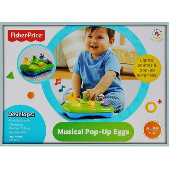 Fisher Price - zenélő ugráló tojások