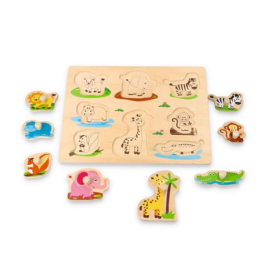 Fogantyús puzzle Dzsungel barátai