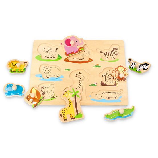 Fogantyús puzzle Dzsungel barátai