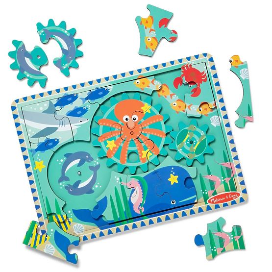 Fogaskerekes puzzle Víz alatti világ