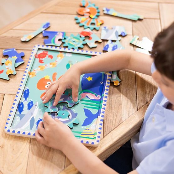 Fogaskerekes puzzle Víz alatti világ