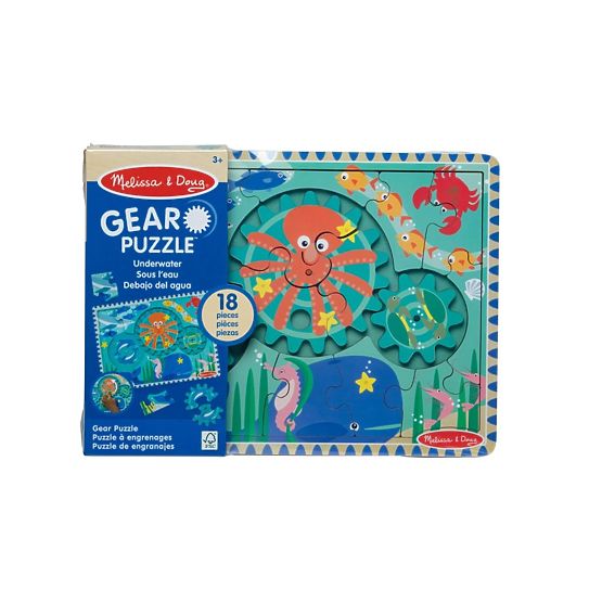 Fogaskerekes puzzle Víz alatti világ