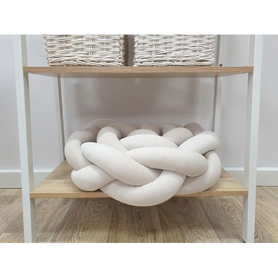 Fonott védőkorlát 240 cm - fehér