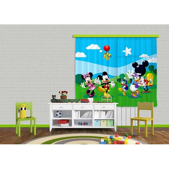 Fotó függöny gyerekszobába – Mickey egér