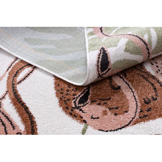 FUN Flami gyerekszőnyeg, krém flamingók