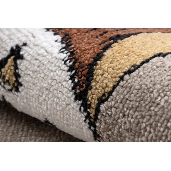 FUN Forester gyerekszőnyeg, állatok, erdei bézs