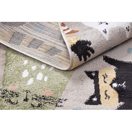 FUN Kittens gyerekszőnyeg, macskák, bézs