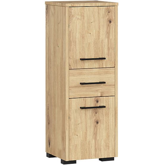 FÜRDŐSZOBA SZEKRÉNY FIN OSZLOP 30 2D 1SZ 85cm PK TÖLGY ARTISAN
