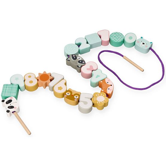 Fűzhető gyöngyök pasztell állatkák