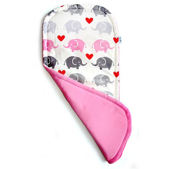 Gadeo betét mély babakocsiba JUMBO pink